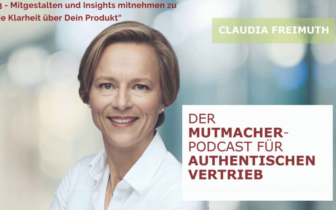 #23 Mitgestalten und Insights mitnehmen zu „Die Klarheit über Dein Produkt“