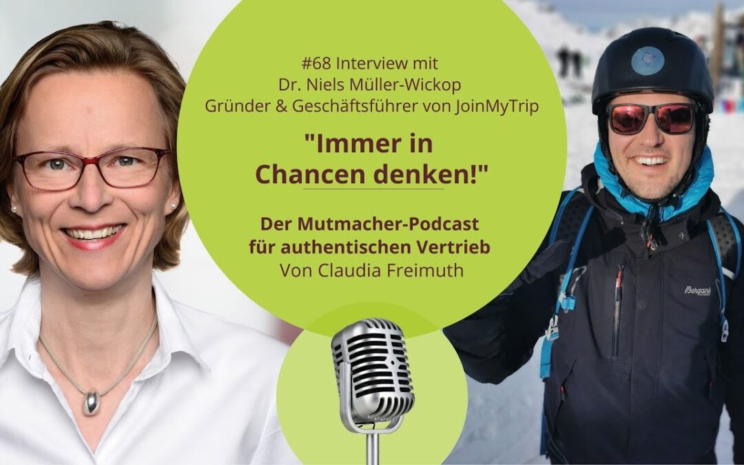 “Immer in Chancen denken!” – Interview mit Dr. Niels Müller-Wickop Gründer und Geschäftsführer von JoinMyTrip