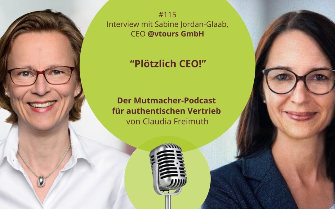 “Plötzlich CEO!” – Interview mit Sabine Jordan-Glaab CEO @vtours GmbH