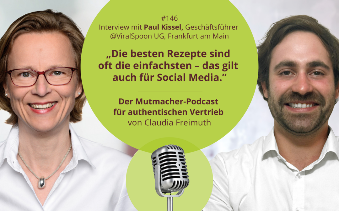 „Die besten Rezepte sind oft die einfachsten – das gilt auch für Social Media.”, Paul Kissel, Geschäftsführer @ViralSpoon UG, Frankfurt/Main